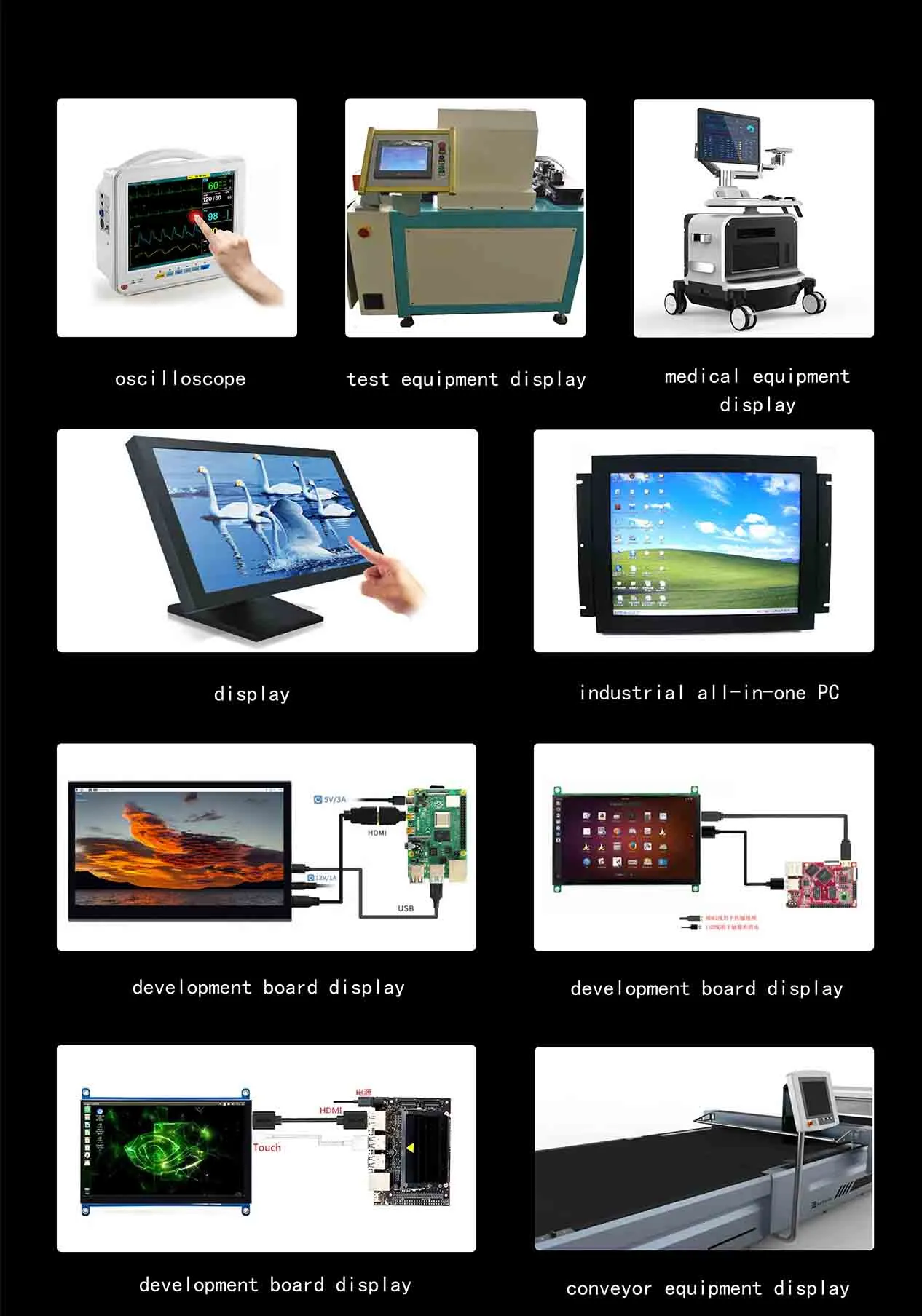 RT06 custom lcd driver board touch display screen panel controller